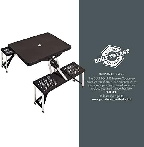 NHL Vegas Golden Knights Portable Folding Picnic Table with Seating for 4 - Image 7