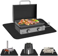 Thicking 24x31in Heat Resistant Grill Mats for Outdoor Grill 17in & 22in Blackstone Griddle to Protect Your Prep Table Grill Mat - Fire Proof & Water Proof & Oil Proof BBQ Mat Air Fryer Mat by Amerbro