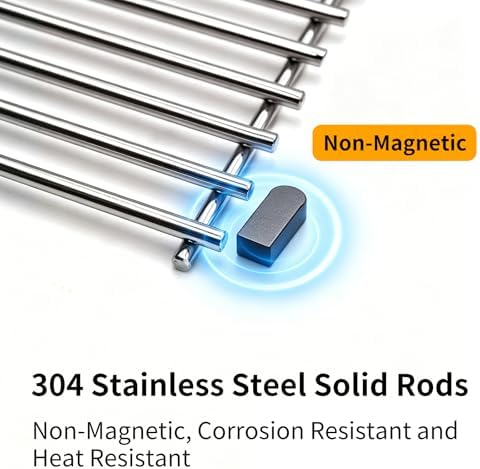 Hongso 7528 304 Stainless Steel Grill Grates for Weber Genesis 300 310 330 - Image 4