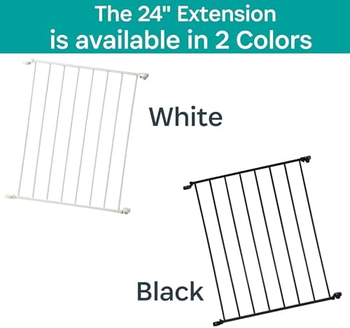 KidCo Configure and Hearth Gate Extensions (24", Black) - Image 6