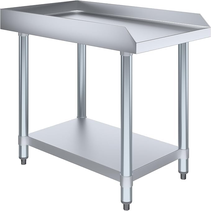 18" x 30" Stainless Steel Equipment Stand with Undershelf NSF by ExpressKitchQuip