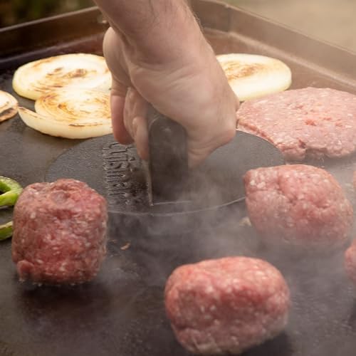 Cuisinart Smash Burger Press, Cast Iron, 6.5" Burger Smasher, Round (Pack of 3) - Image 6