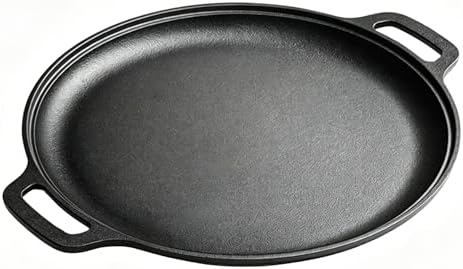 Cast Iron Pizza Pan, Steak Skillet with Handles for Oven, Grill, Stovetop, or Campfire (11 inch) - Image 2