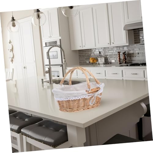 Woven Wicker Basket Xmas with Handles for Home and Outings - Image 5