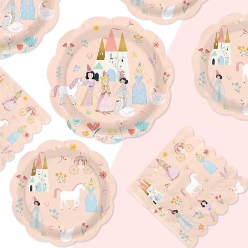 250Pcs Princess Birthday Party Decorations for Girls' Princess Serves 50 - Image 6