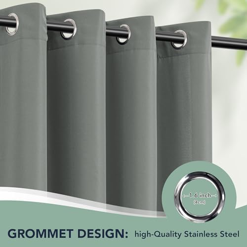 Patio Curtains Outdoor Waterproof, 6-Panels, Privacy Drapes - Image 6