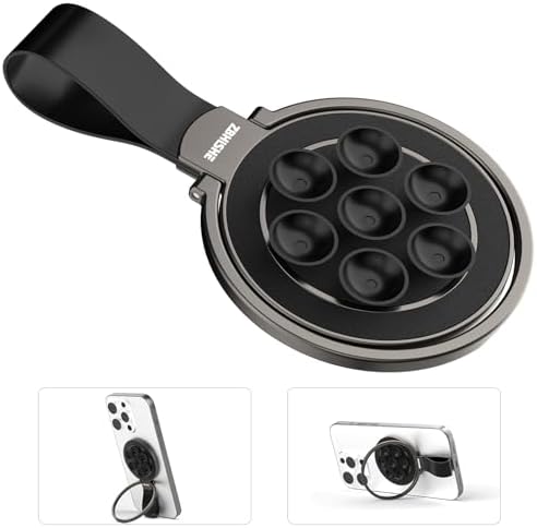 Magnetic Suction Phone Ring Grip for MagSafe & Magnet Car Mounts by ZBHISHEmagneticphonegrip