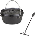 Stansport Pre-Seasoned Cast Iron Dutch Oven by Stansport