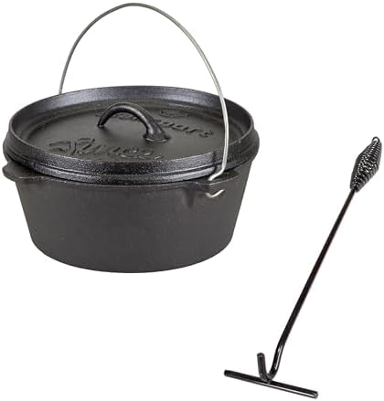 Stansport Pre-Seasoned Cast Iron Dutch Oven by Stansport