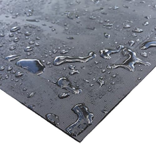 DiversiTech Outdoor Gas Grill BBQ & Fire Pit Mat, 60" x 30", Black - Image 4