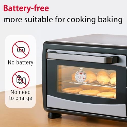 Oven Thermometer 3-Inch Large Dial, 100-600°F, Hook & Stand - Image 6