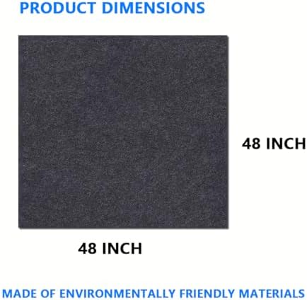 Gas Grill Mat，48" x 48" Premium BBQ Mat—Protects Decks and Patios from Grease Splashes,Soft Absorbent Material-Contains Grill Splatter，Anti-Slip and Waterproof Backing，Washable - Image 4