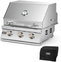 Hygrill STD Series 3-Burner Built In Grill, Stainless Steel LP Gas Grill by Stanbroil