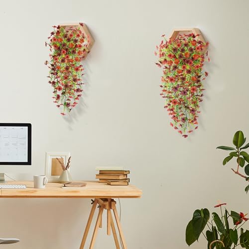 ZFProcess Artificial Fall Mums Fake Flowers Plants for Outdoor Home Decor - Image 5