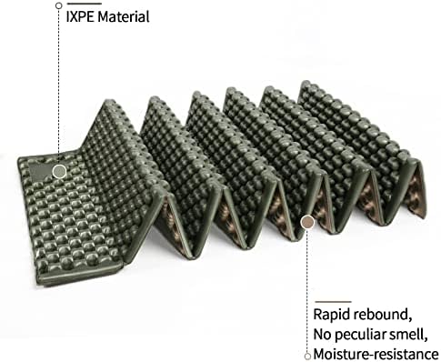 Foam Camping Pads for Hiking, Ultralight Closed Cell Mattress, Waterproof Soft Mat for Adults, Wide Picnic Yoga Mats, Folding Sleeping Pad for Outdoor Backpacking - Image 3