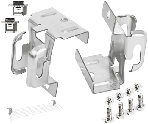 69284 Warming Rack Brackets for Weber GS4 Genesis II/II LX 300/400 Series by PETKAO