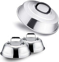 Leonyo Heavy-Duty Griddle Basting Cover Dome Set of 3(12INx1+9INx2) by Leonyo