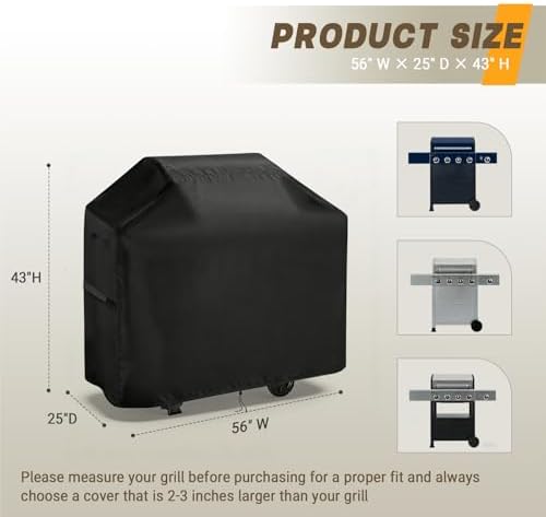 Grill Cover for Kenmore PG-40406S0L & PG-50506S0L 4-5 Burner - Image 2