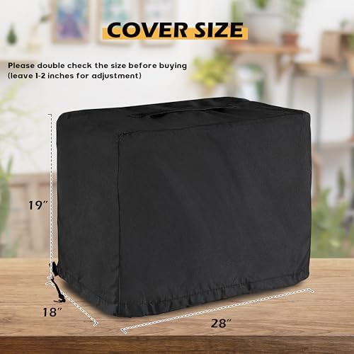 Grill Cover for Royal Gourmet CD1519 Portable Charcoal Grill, Tabletop BBQ Cover for Royal Gourmet Small Charcoal Camping Grill - Image 7