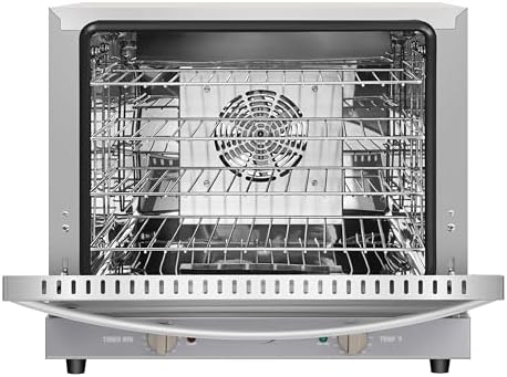 KoolMore 23 in. Countertop Convection Oven for Half-Size Pans with 4 Racks and 2800W of Power in Stainless-Steel - 208/240V, 2.3 cu. ft. ETL Listed (KM-CTCO220-23) - Image 6