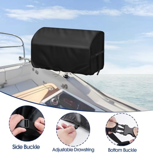 Boat Grill Cover for Magma Cabo Gas Grill ChefsMate Grill - Image 3