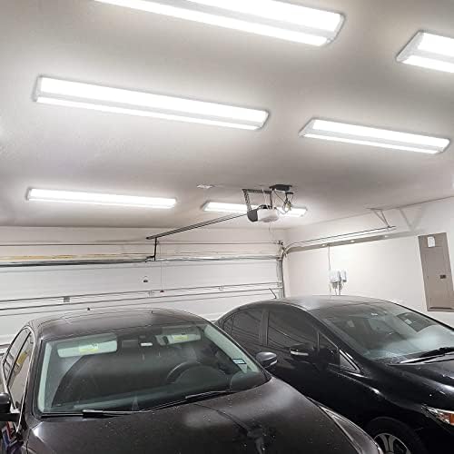 AntLux 4FT LED Wraparound Light Fixture 50W Ultra Slim LED Shop Lights for Garage, Eye Care, 5500 Lumens, 4000K Neutral White, 4 Foot Flush Mount Office Ceiling Wrap Light for Workshop Kitchen Laundry - Image 6