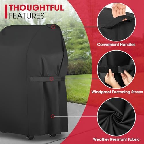 Unicook Small Grill Cover 30", Heavy Duty Waterproof 2-Burner BBQ Cover - Image 5
