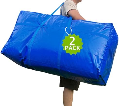 66 Gallon Extra Large Storage Bags, Huge Moving Bags Heavy Duty with Zipper by MKOKYD