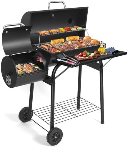 Charcoal Grill Offset Smoker: Charcoal Barbecue Grills by Sunlifer
