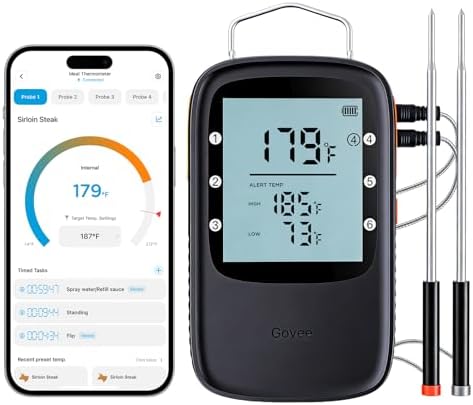 Govee Bluetooth Meat Thermometer Digital with Smart App Timer and Alerts by Unknown
