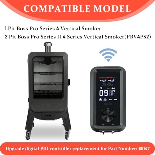 Replacement 80147 Digital PID Vertical Control Board Parts for PBV4PS2, Compatible with Pit Boss Pro Series II 4-Series Wood Pellet Vertical Smoker, Comes with WiFi and Bluetooth Function - Image 3