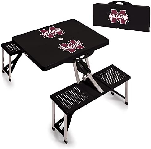 PICNIC TIME NCAA North Carolina Tar Heels Folding Picnic Table - Camping Table - Outdoor Table with Umbrella Hole - Image 4