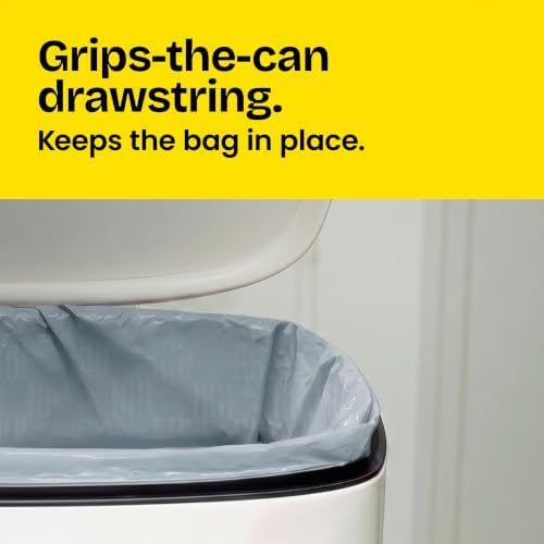 Glad Trash Bags, ForceFlex Tall Kitchen Drawstring Garbage Bags, Fresh Clean, 13 Gal, 40 Ct (Package May Vary) - Image 6