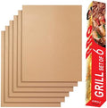 Set of 6 Copper Grill Mats for Outdoor BBQ Grill by Renook