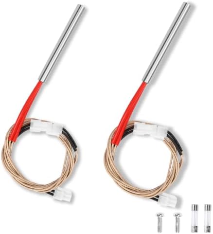 QuliMetal 2PCS D2 Hot Rod Igniter Replacement for Traeger, 80W 20V by QuliMetal