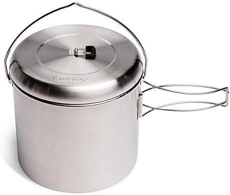 Solo Stove Pot 4000 Stainless Steel Camping Pot for Outdoor Campfire Great Cookware Equipment for Backpacking Kitchen Bushcraft Survival Gear and Cooking - Image 2