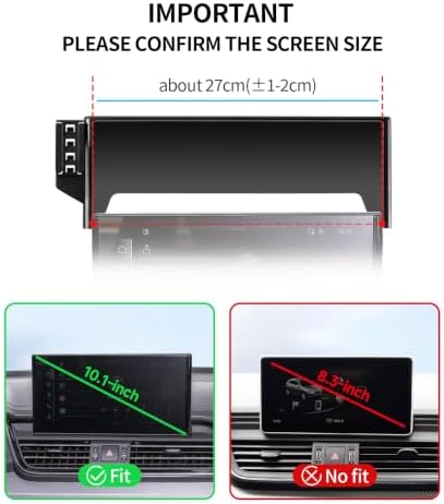 Car Phone Holder for Audi A4/S4/A5/S5 2020-2025, Q5/SQ5 21-25 10.1" Screen - Image 3