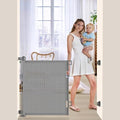 EZIGO 55 Inch Retractable Baby Gates Extra Wide Reinforced Baby Dog Gate by EZIGO