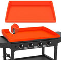 36 Inch Griddle Cover Mat for Blackstone Griddle, Full Wrap-Around Protection Griddle Accessories, Food Grade Silicone Grill Mat, Orange by Jacooxi