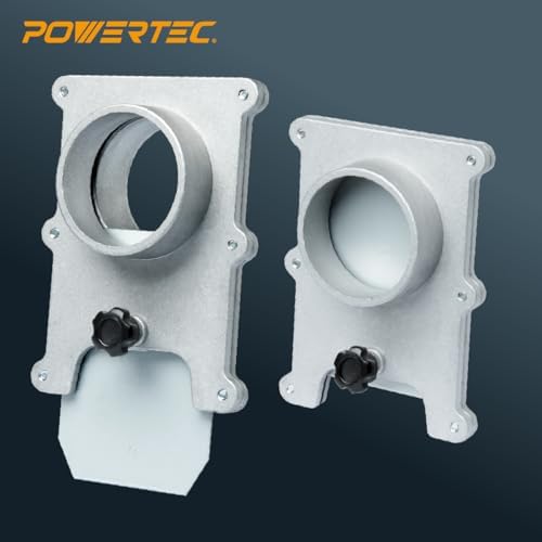 POWERTEC 70134V 2-1/2-Inch Blast Gate for Dust Collector, Dust Collection Fittings, 1 PK - Image 5