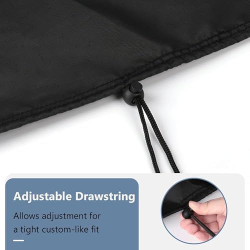 BBQ Grill Cover for Blackstone 2224 Grill, Waterproof 600D Outdoor Propane Barbecue Covers Smoker Covers- 27" L x 21" W x 15" H - Image 4