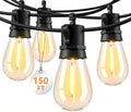 Outdoor String Lights Patio Light - 150Ft Outside Waterproof Edison Bulbs by Unknown