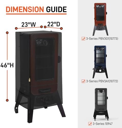 Arcedo Grill Cover Compatible with Pit Boss Vertical Smoker 3-Series PBV3G1 - Image 2