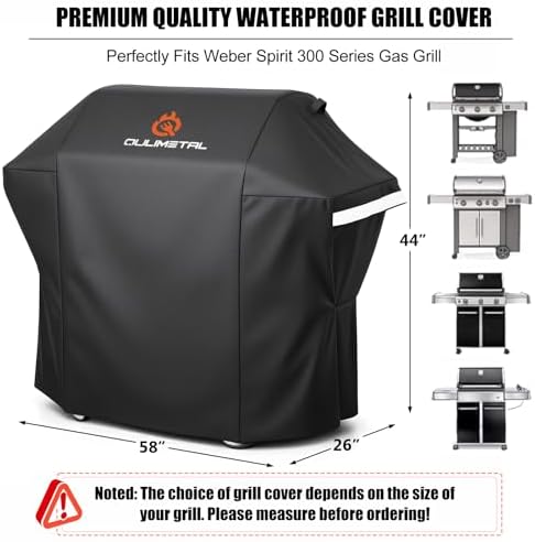 QuliMetal 58 Inch BBQ Gas Grill Cover for 3-5 Burners Outdoor Grill - Image 2