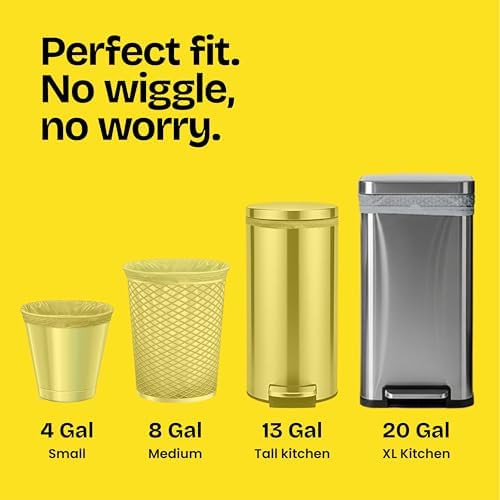 Glad ForceFlex MaxStrength Drawstring XL Kitchen Trash Bags, 20 Gal, Gain, 80 Ct (Package May Vary) - Image 4