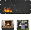 3' X 6' Grill Heat Shield for Deck Railing, Fireproof Heat Shield for Grill by Unknown