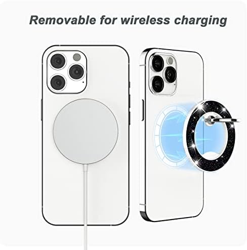 Magnetic Phone Ring Holder for MagSafe, Black - Image 2