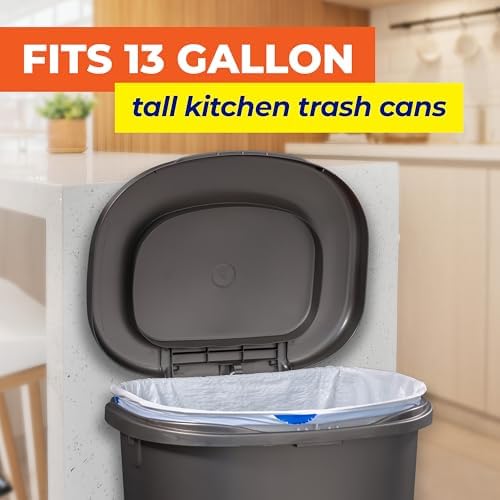 Hefty Essentials 13 Gallon Kitchen Trash Bags, 120 Count, Fresh Linen Scent - Image 2