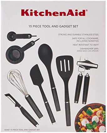 KitchenAid Classic Tool and Gadget Set, 15-Piece, Black - Image 5