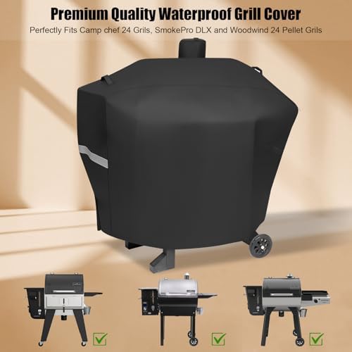 QuliMetal Pellet Grill Cover for Camp Chef DLX 24,Woodwind 24 - Image 2